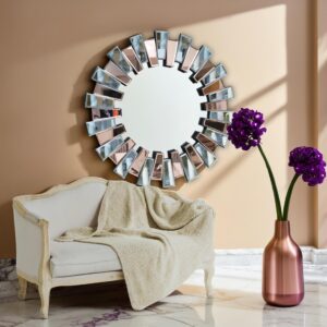Radiant Sunburst Decorative Mirror - Image 7