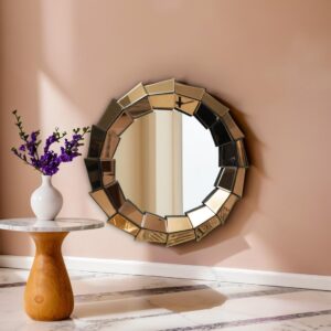 Lustrous Geometric Infinity Mirror - Image 1