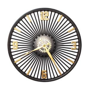 Golden Wheel Wall Clock - Image 5