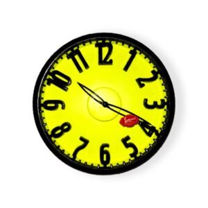 Fluorescent Round Green Wall Clock with Dome Glass - Image 5