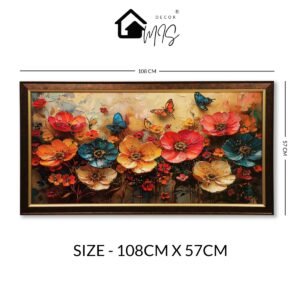 Blooming Garden with Butterflies - Image 2