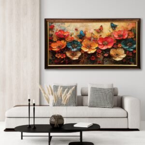 Blooming Garden with Butterflies - Image 1