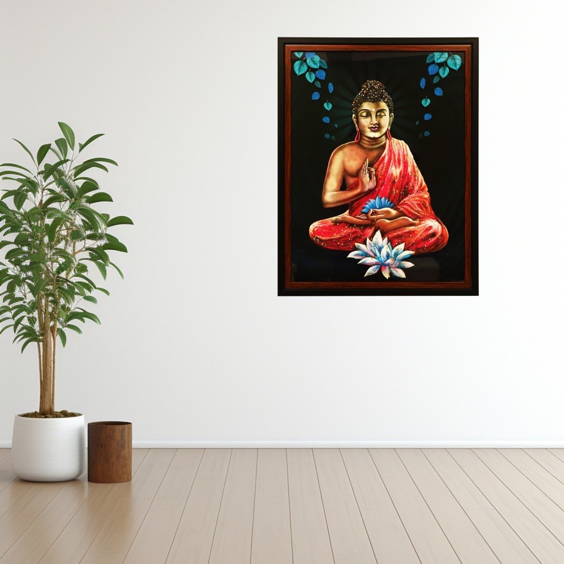 Buddha Crystal Embossed