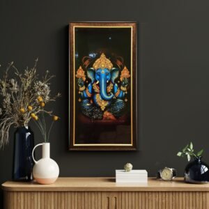 Divine Lord Ganesha Resin Painting - Image 3