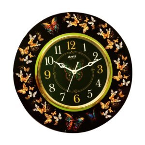 Ember Butterfly Resin Clock - Image 7