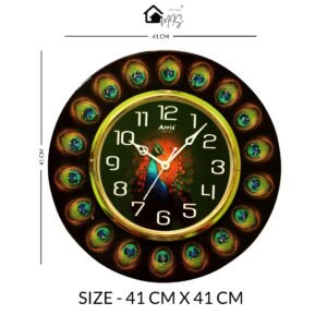 Ember Radiance Resin Clock - Image 2
