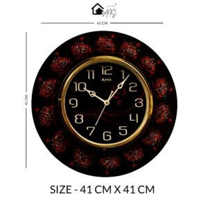 Ember Rose Resin Clock - Image 2