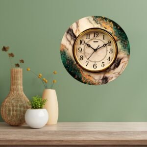 Emerald Luxe Resin Clock - Image 4