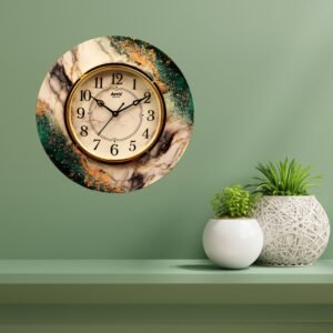 Emerald Luxe Resin Clock - Image 5