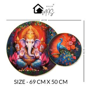 Ganesha with Peacock - Image 3