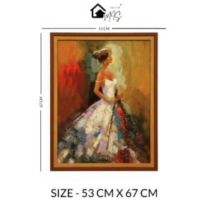 Glamorous girl painting watercolor - Image 4