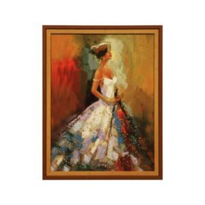 Glamorous girl painting watercolor - Image 5