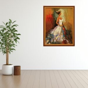 Glamorous girl painting watercolor - Image 6