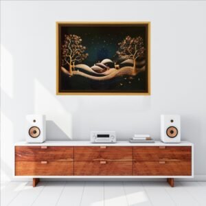 Golden Dear and tree night - Image 3