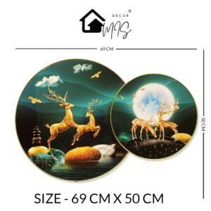 Golden Deer in Moonlit Tranquility - Image 3