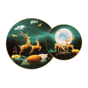 Golden Deer in Moonlit Tranquility - Image 6