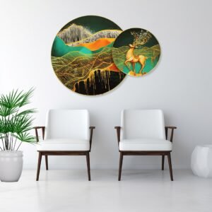 Golden Falls and dear - Image 2