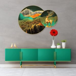 Golden Falls and dear - Image 1