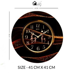 Golden Garden Resin Clock - Image 2