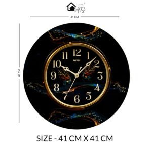 Golden Sunset Resin Clock - Image 2