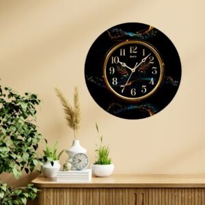 Golden Sunset Resin Clock - Image 6