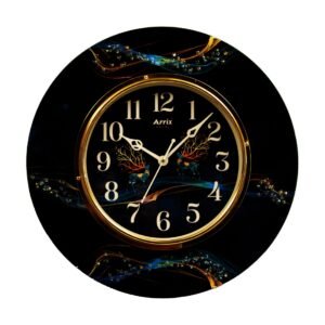 Golden Sunset Resin Clock - Image 7