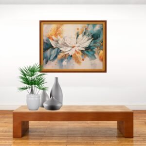 Leaf and flower waterpaint - Image 1