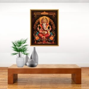 Lord Ganesha Crystal Embossed - Image 2