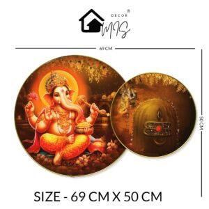 Lord Ganesha and Shivling Divine - Image 3