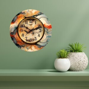 Luxe Floral Resin Clock - Image 5