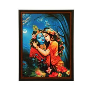 Radha Krishan Blue Background - Image 5
