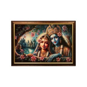 Radha Krishan Couple Crystal Embossed - Image 5