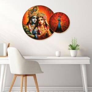 Radha Krishan and peacock - Image 5