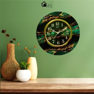 Radiant Mosaic Resin Clock - Image 3