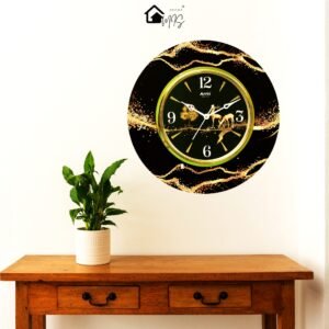 Royal Dear Garaden Resin Clock