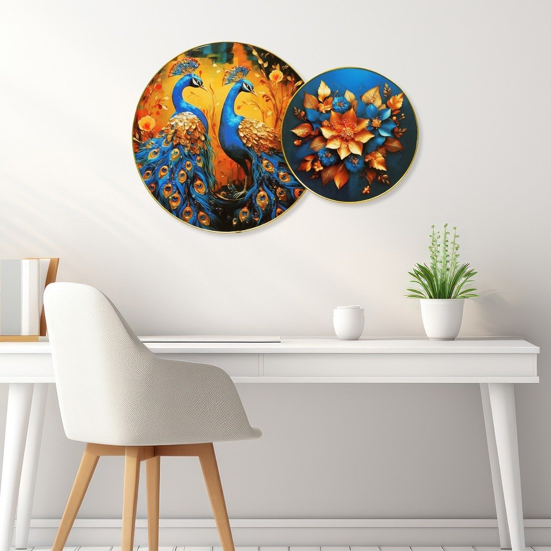 Royal Peacock & Blossom Beauty