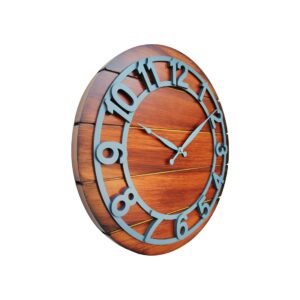 Rustic Figure Teal Wood - Image 5