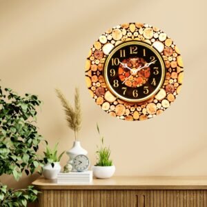 Rustic Timber Resin Clock - Image 6