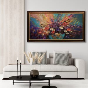 Textured Resin Flower Vase with Butterflies - Image 5